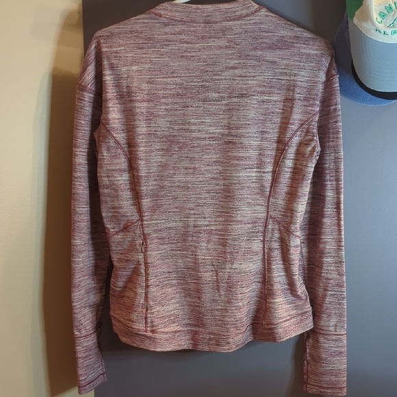 lululemon athletica Marled Pink Long Sleeve Top - Picture 4 of 7